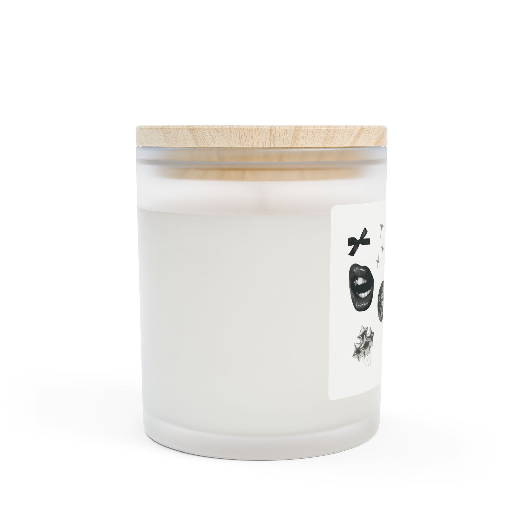 Frosted Glass Candle, 11oz